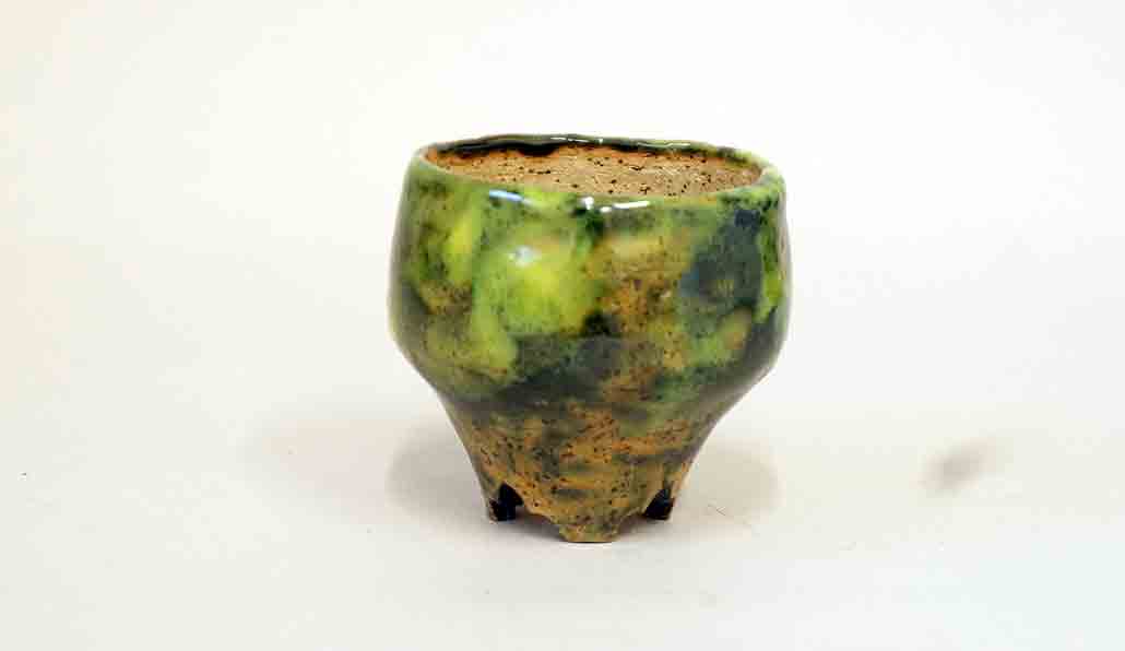 森の迷彩柄丸鉢 カリーナ 6.0 × 6.8 cm