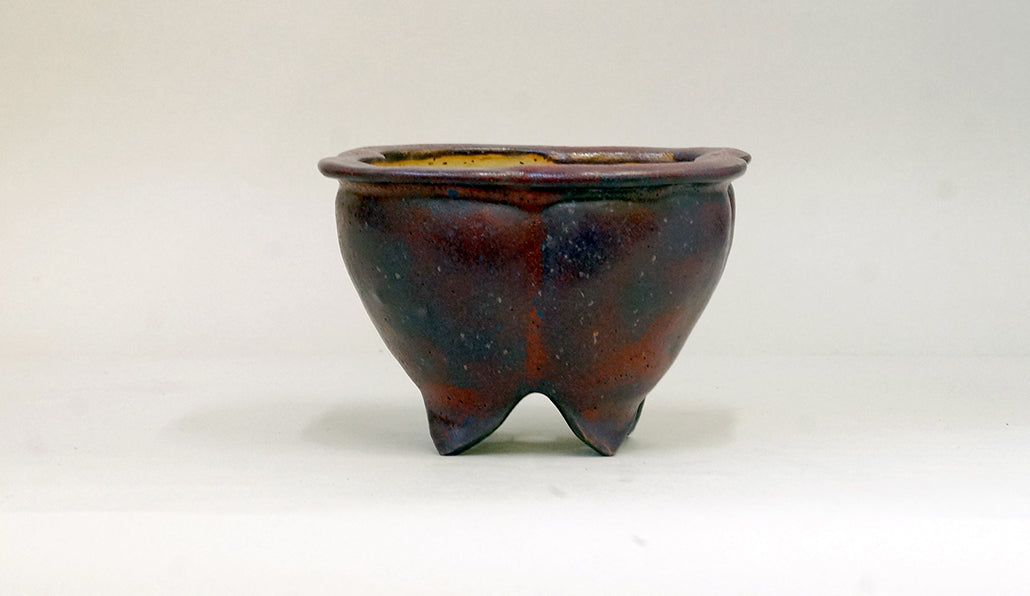 すもも色の鉢 カリーナ 13.5cm C23035