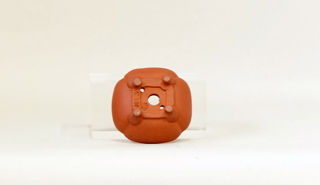 正方浅木瓜鉢 英明 6.9cm JE002