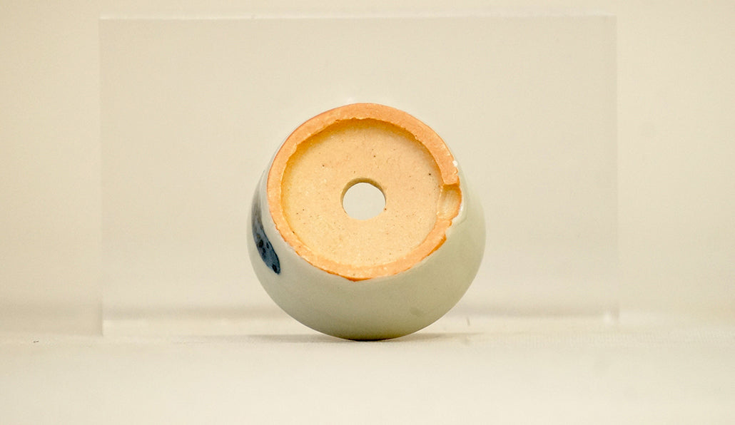 鴨川オオサンショウウオ絵鉢 3.5cm JG176
