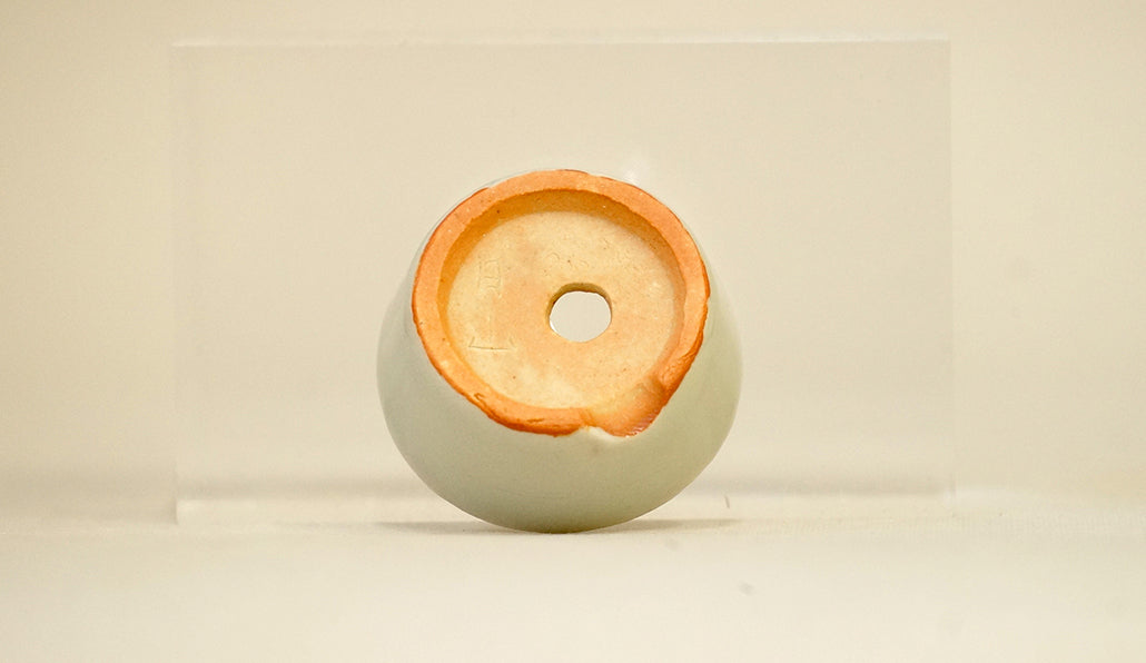 カマキリ図染付ミニ丸鉢 月山 3.5cm JG184
