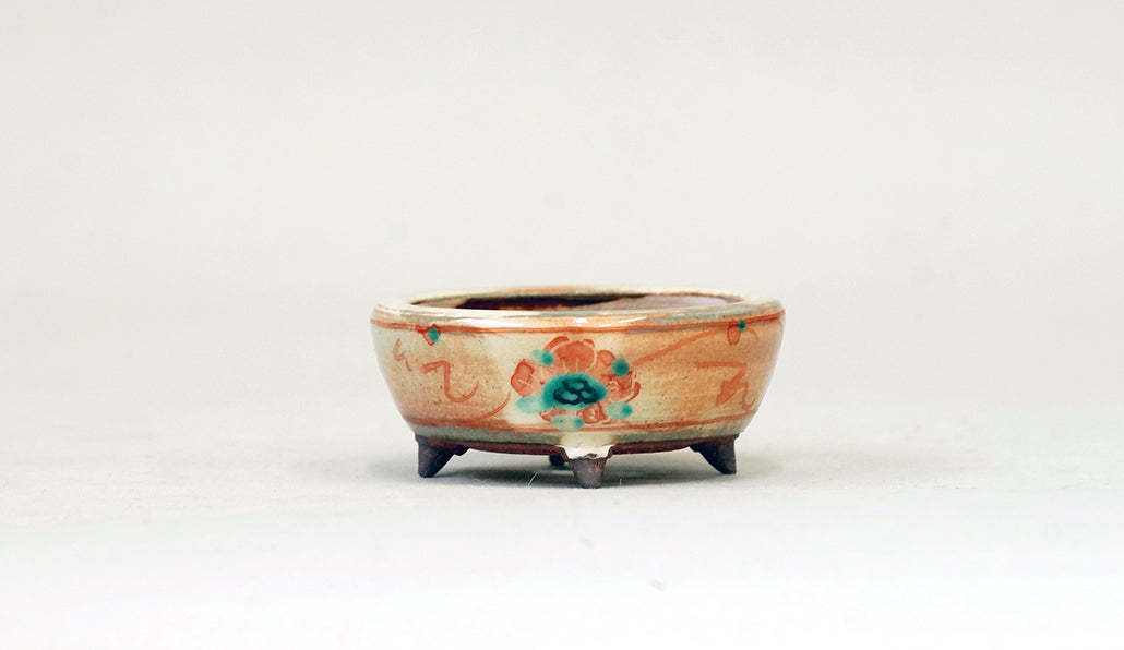 赤絵丸鉢 月山 6cm JG316
