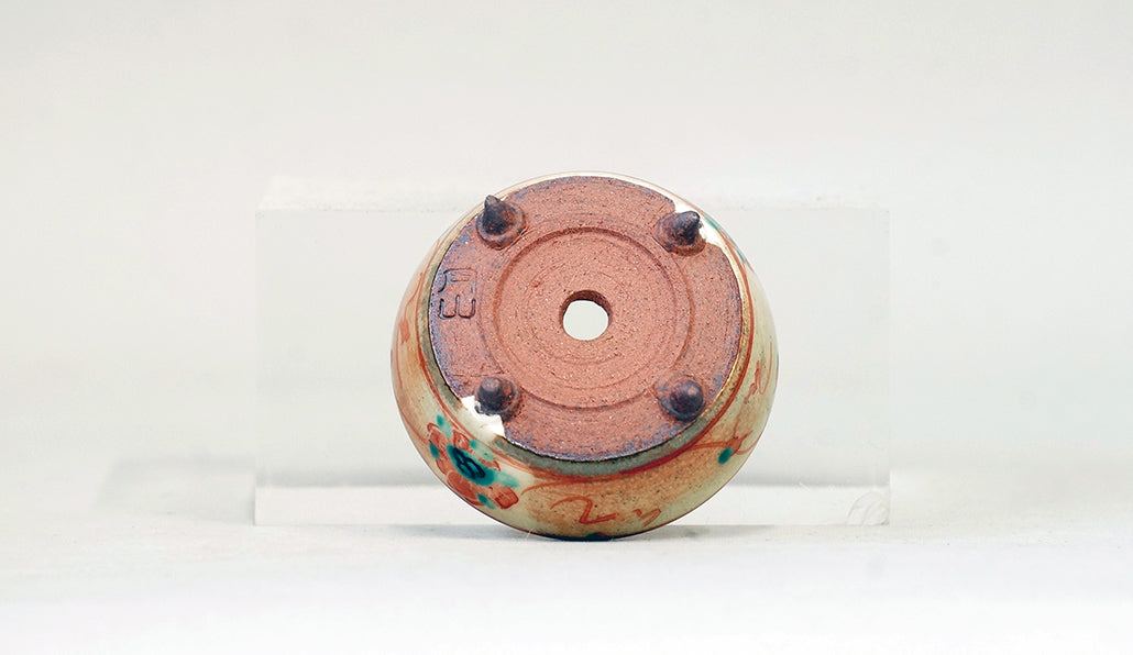 赤絵丸鉢 月山 6cm JG316