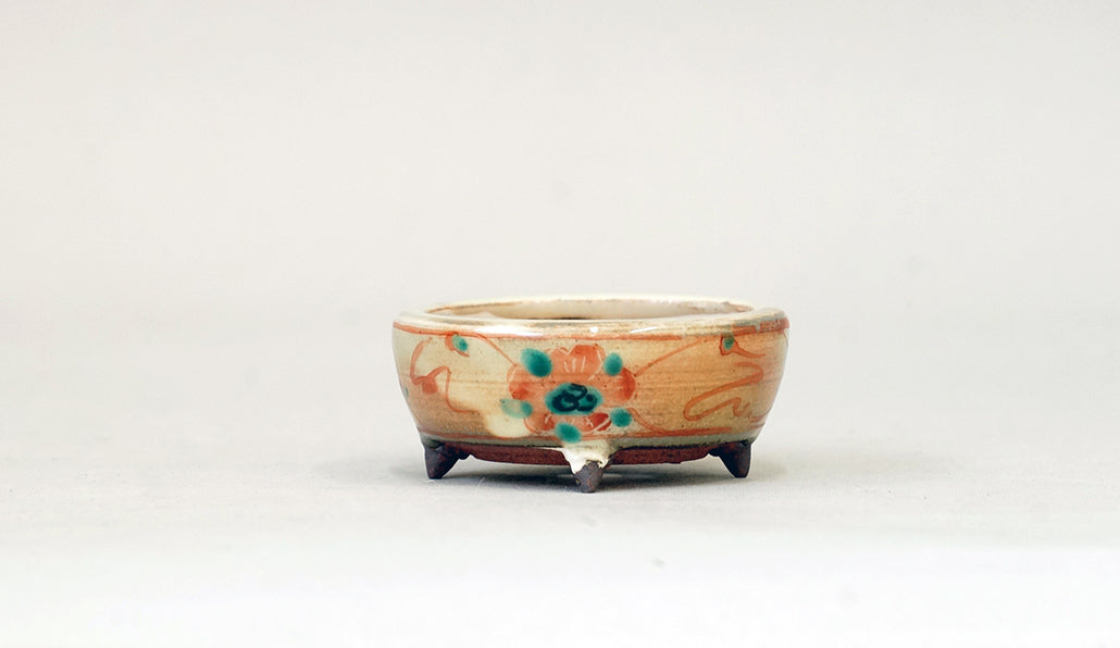 赤絵丸鉢 月山 6cm JG318