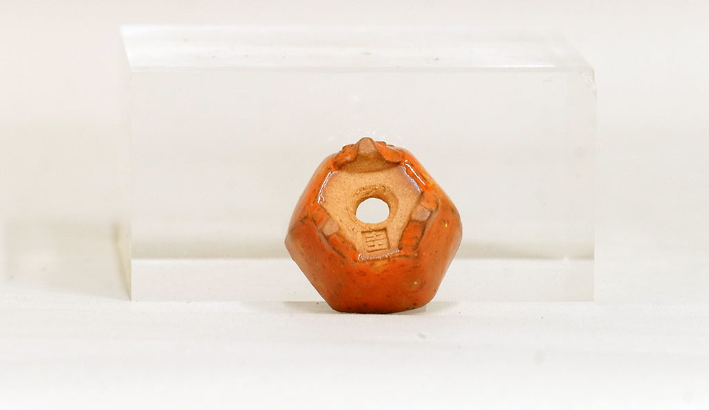 お花のレリーフ六角鉢 みさき圭 3.5cm K022