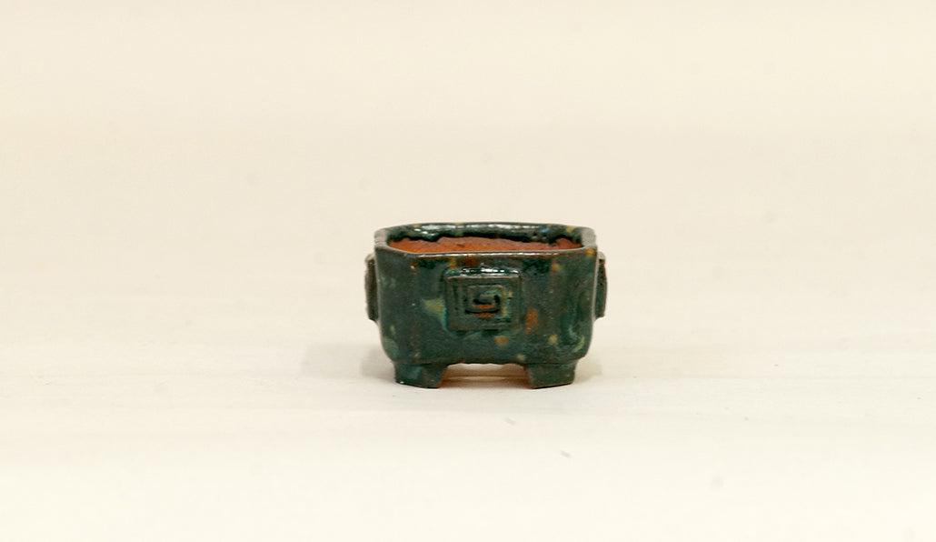 雷文の正方鉢 みさき圭 3.5cm K026