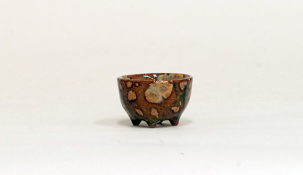 土色の丸鉢 みさき圭 3.4cm K032