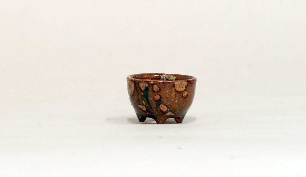 土色の丸鉢 みさき圭 3.4cm K032