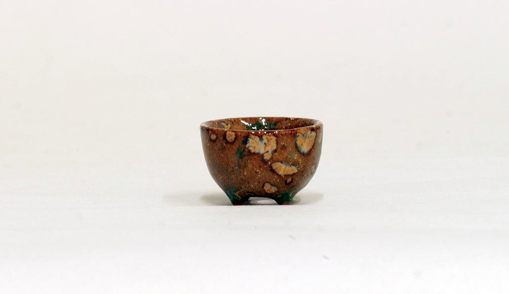 土色の丸鉢 みさき圭 3.4cm K032