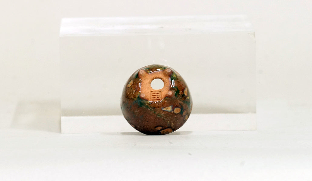 土色の丸鉢 みさき圭 3.4cm K032