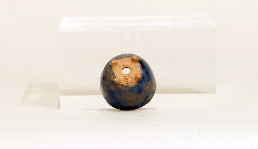 藍色の丸鉢 みさき圭 3.4cm K034