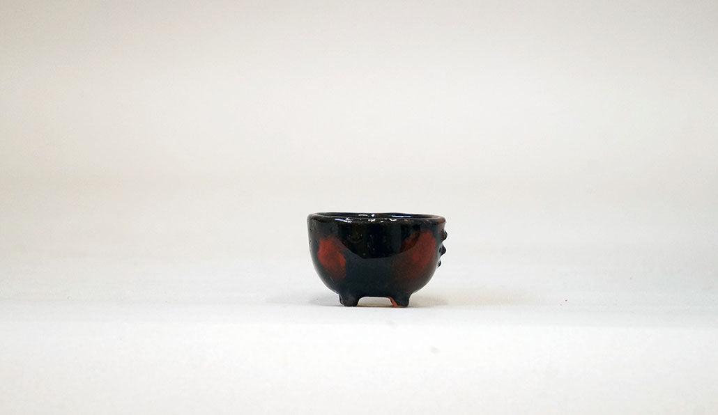 てんとう虫みたいな丸鉢 みさき圭 3.5cm K047