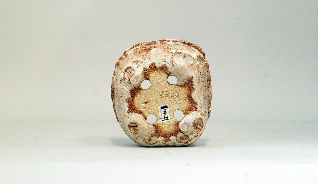 巾着みたいな正方鉢 ホルビラ 11cm TH005