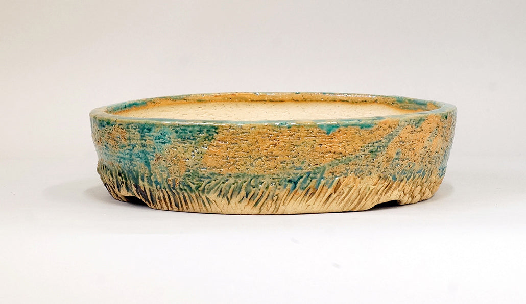 北欧海岸景色の丸鉢 ホルビラ 22cm TH012