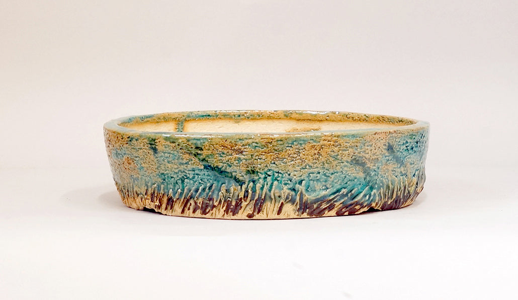 北欧海岸景色の丸鉢 ホルビラ 22cm TH012