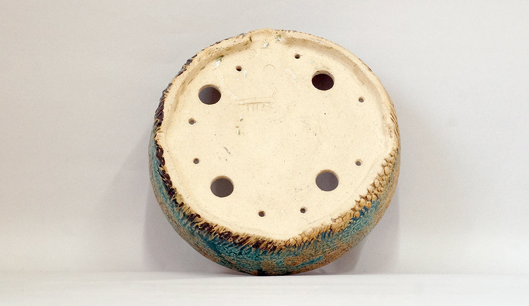 北欧海岸景色の丸鉢 ホルビラ 22cm TH012