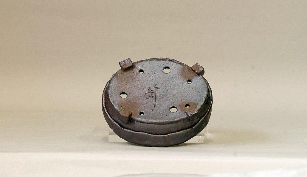 手びねり脚付浅鉢 陶滋 11.5cm J026