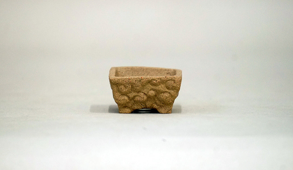 雲の模様の長方鉢 コブ 3.8cm KB012