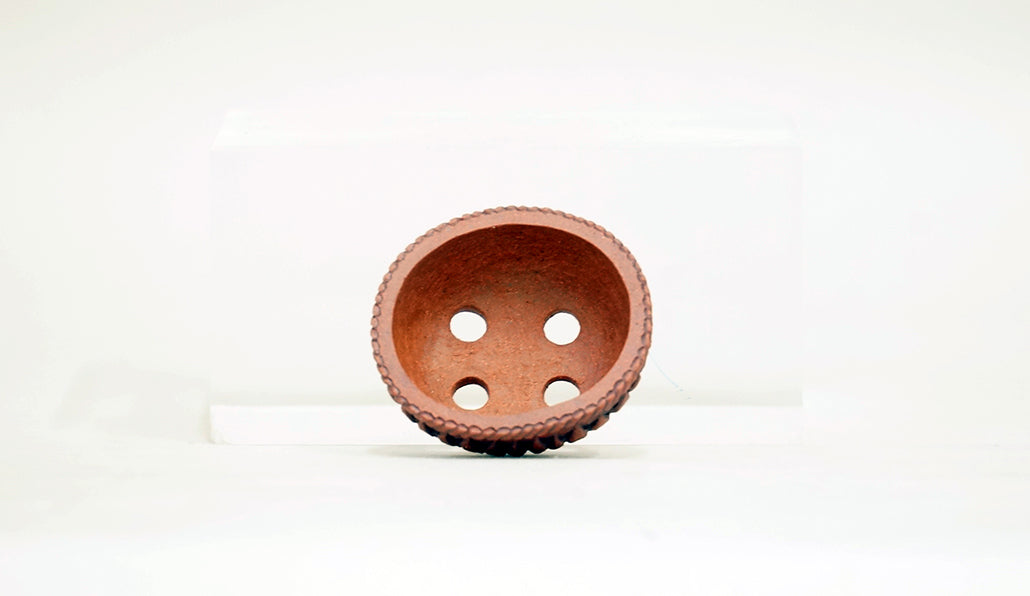 炎の模様の小判鉢 コブ 4.5cm KB030