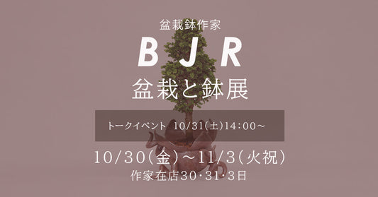 盆栽鉢作家BJR「盆栽と鉢 展」