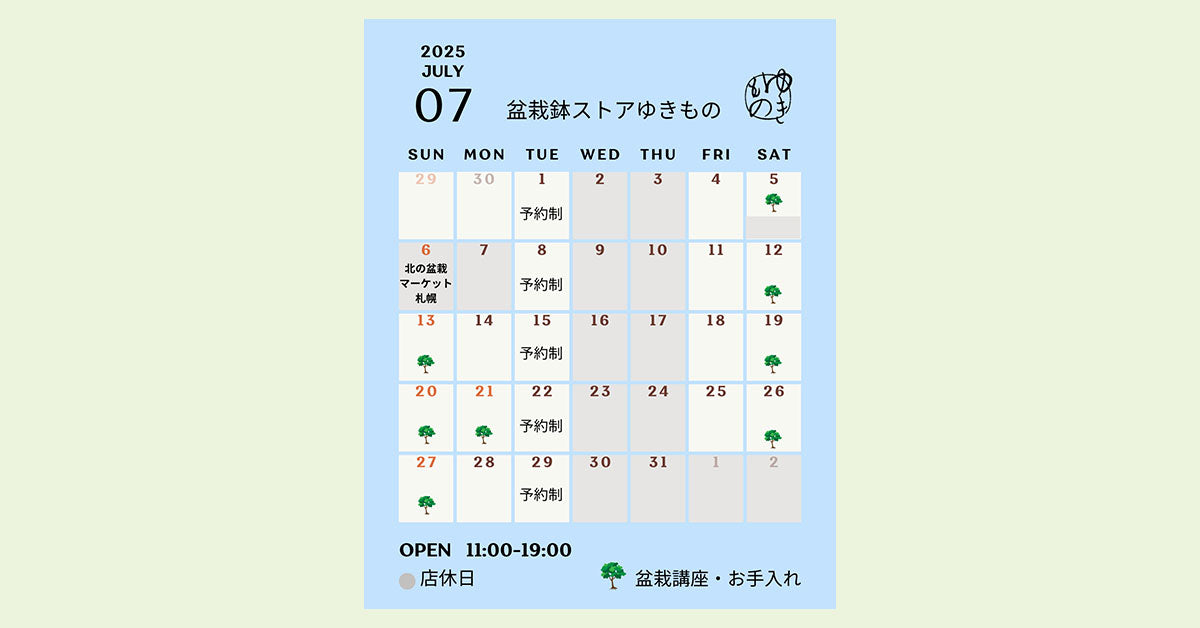 盆栽鉢ストアゆきもの