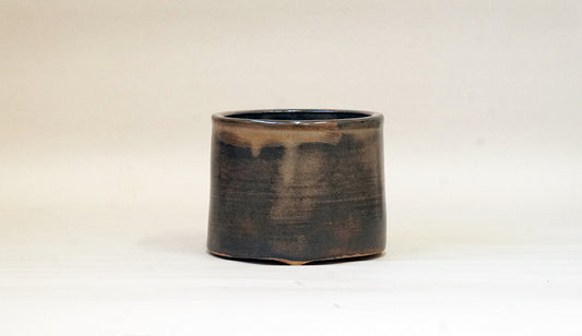 朝靄色の筒形丸鉢 艸屋 11cm A026