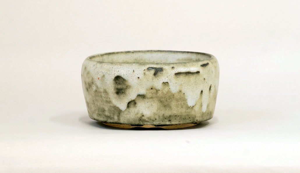 雪山風景の丸鉢 艸屋 12cm A055