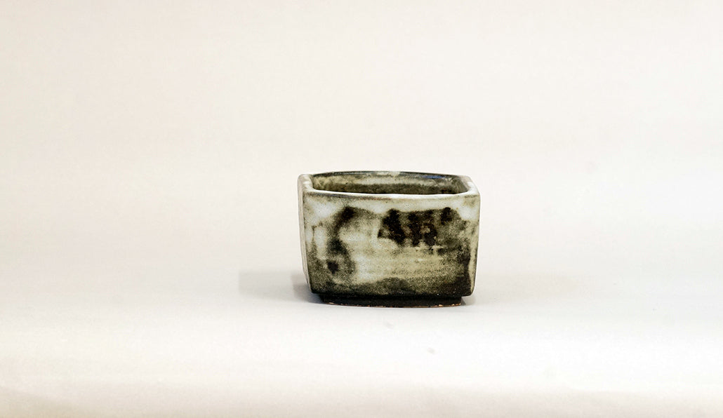 きんつば模様の長方鉢 艸屋 12cm A062