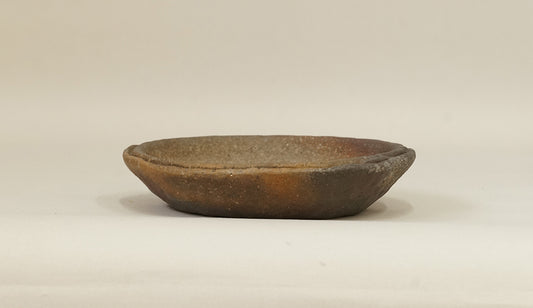 焼締め浅鉢 越前文山 14cm B094