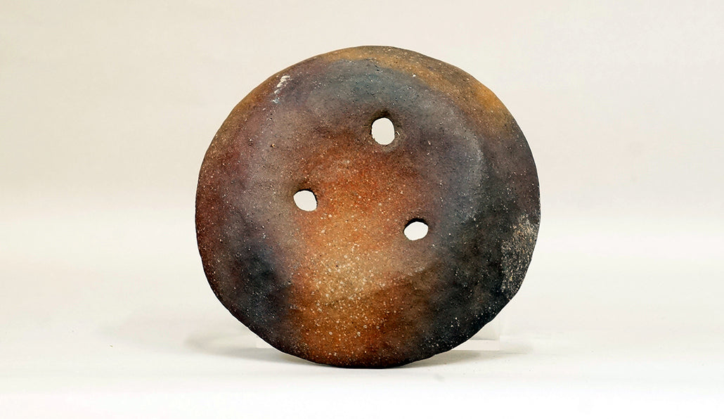 焼締め浅鉢 越前文山 14cm B094