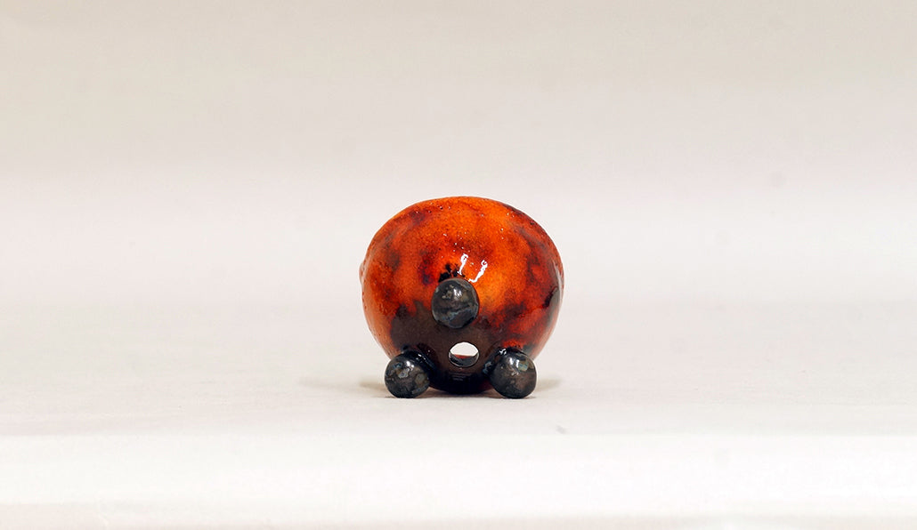 キャンドルスタントみたいな鉢 オレンジ カリーナ 5.2cm C023_24