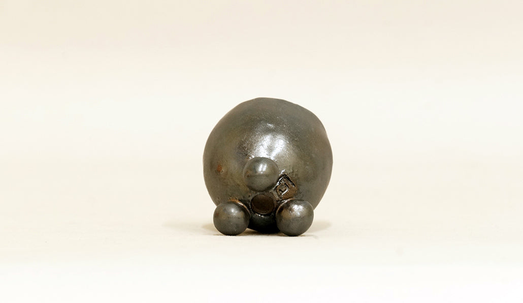 キャンドルスタントみたいな鉢 銀色 カリーナ 3.5cm C024_24