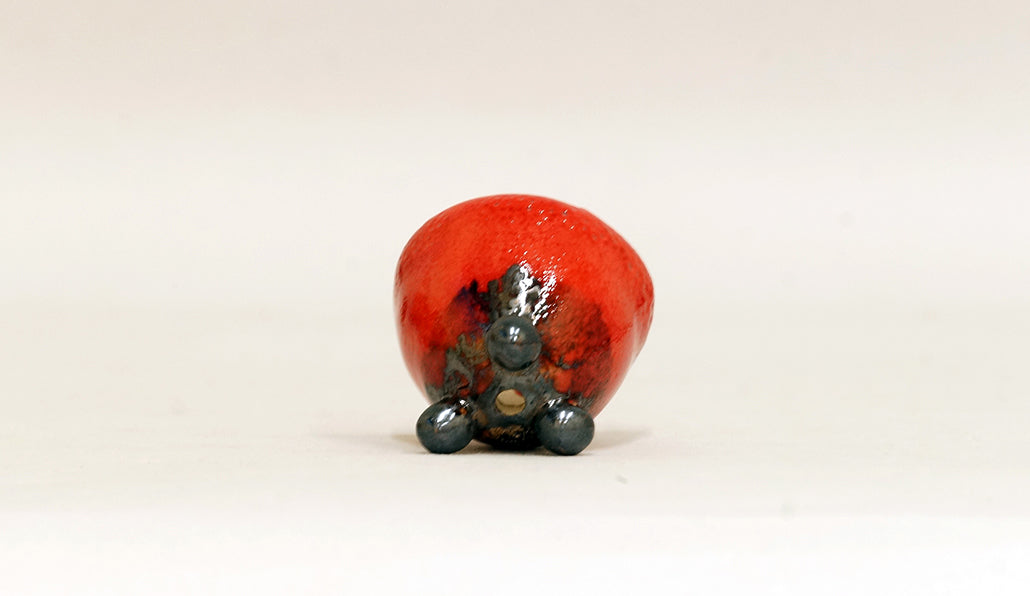 キャンドルスタントみたいな鉢 赤 カリーナ 4cm C025_24