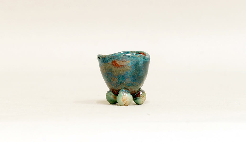 キャンドルスタントみたいな鉢 緑 カリーナ 3.5cm C026_24