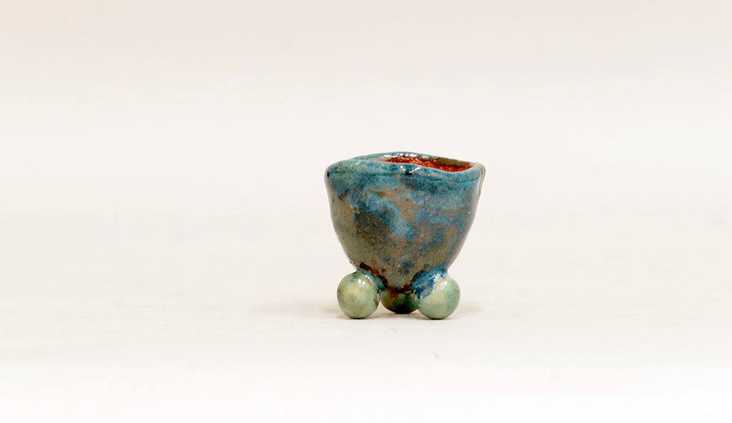 キャンドルスタントみたいな鉢 緑 カリーナ 3.5cm C026_24