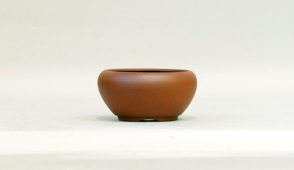 朱泥丸鉢 英明 9cm E605