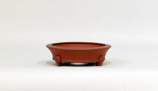 猫脚付浅丸鉢 英明 10.3cm JE009