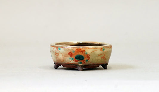 赤絵丸鉢 月山 6cm JG326