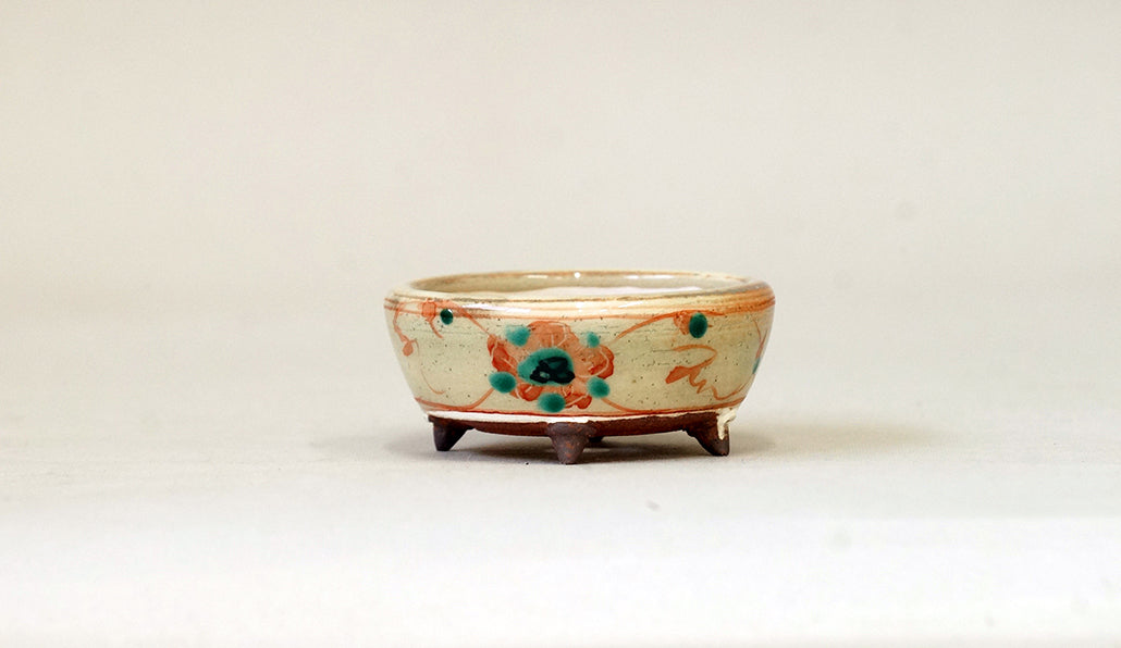 赤絵丸鉢 月山 6cm JG327