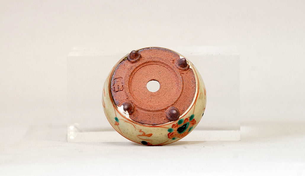 赤絵丸鉢 月山 6cm JG327