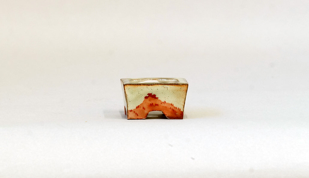 赤絵豆鉢 月山 3.7cm JG355