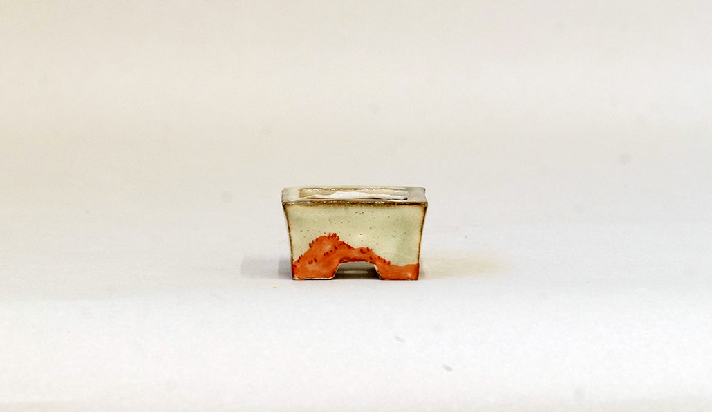赤絵豆鉢 月山 3.7cm JG355