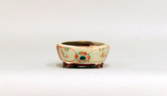 赤絵丸鉢 月山 直径6cm 高さ2.7cm JG370