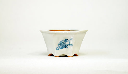天狗の六角鉢  月山 7cm JG392 (夏のあやあしシリーズ）　