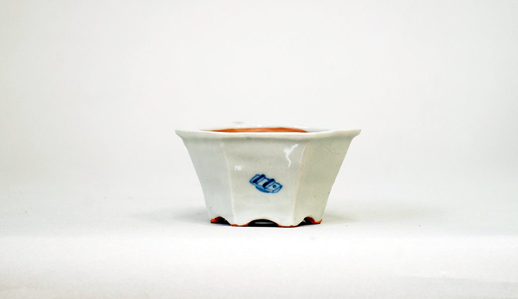 唐傘小僧の六角鉢 月山 7cm JG396 (夏のあやあしシリーズ）　
