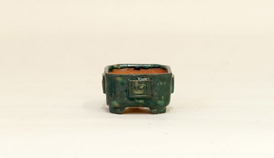 雷文の正方鉢 みさき圭 3.5cm K026