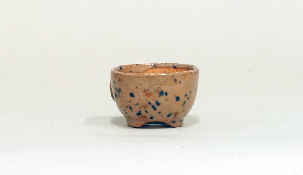 花形レリーフの丸鉢 みさき圭 4.8cm K033