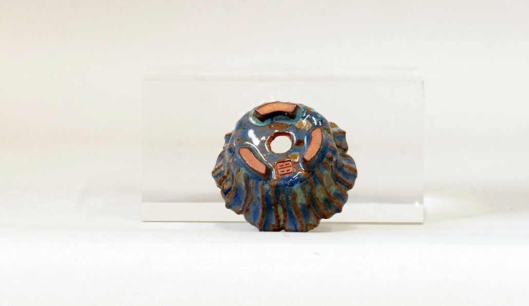 パープルの輪花鉢 みさき圭 5cm K040