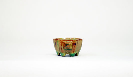 雷紋の六角鉢 みさき圭 3.7cm K051