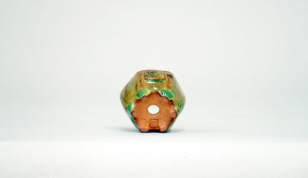 雷紋の六角鉢 みさき圭 3.7cm K051